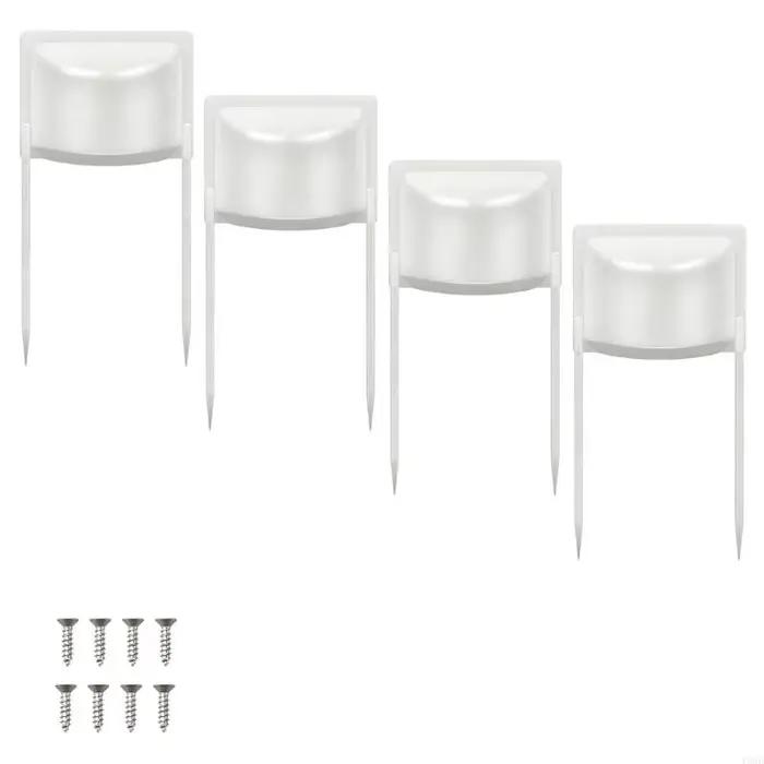 Ensemble 4 couvercles d'arrosage en plastique conçus pour arrosage entretien efficaces du jardin Y5GB