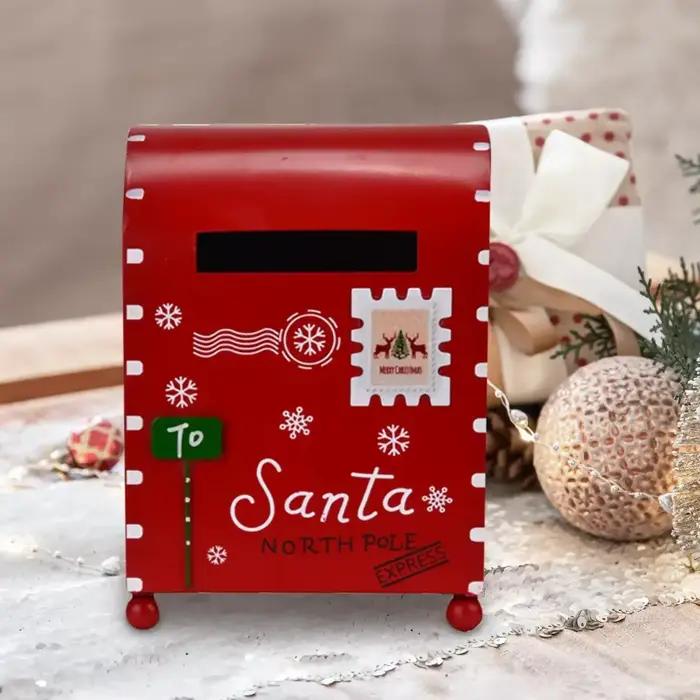 Boîte aux lettres de Noël murale étanche pour cour et jardin