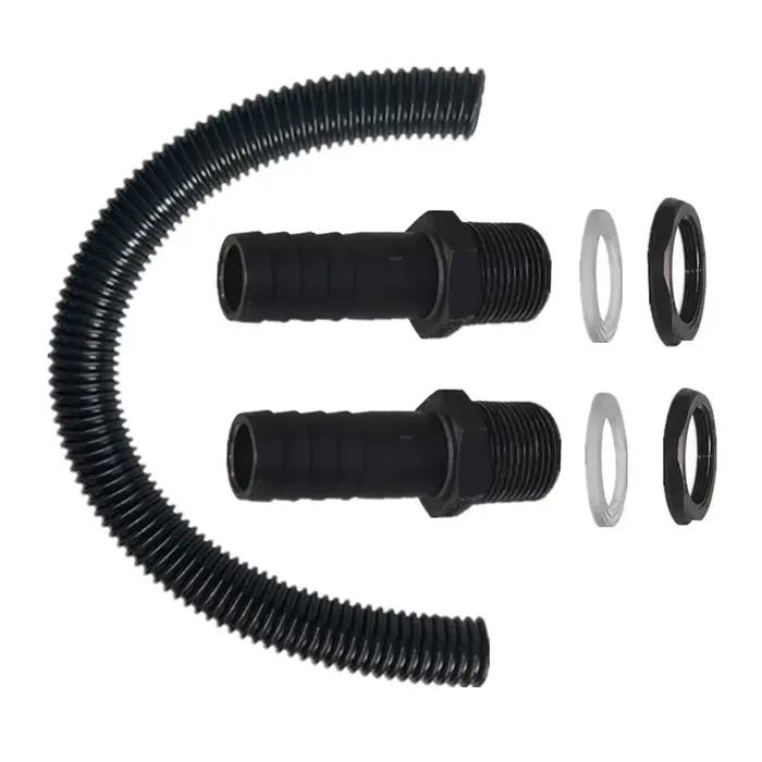 Kit de récupération d'eau de pluie série Rainwater Butt avec raccords filetés 3/4 et accessoires pour systèmes de