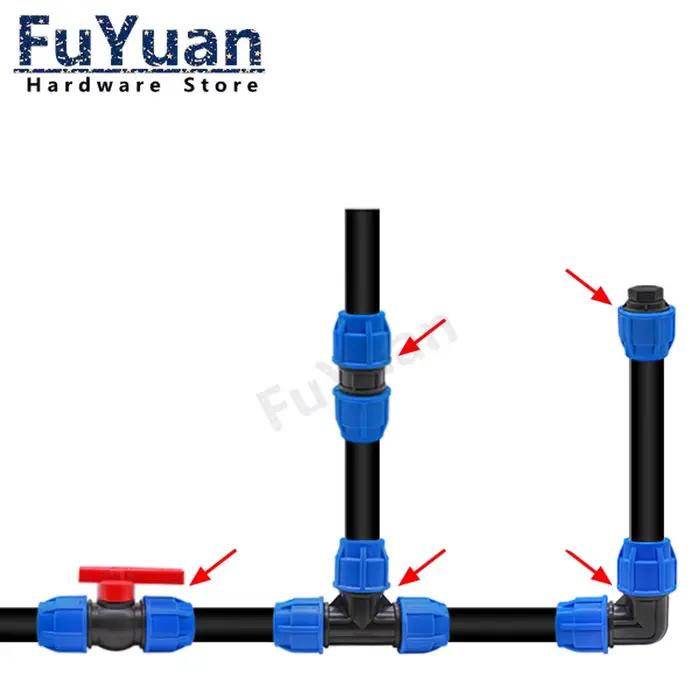 Raccords de tuyaux connecteur PE