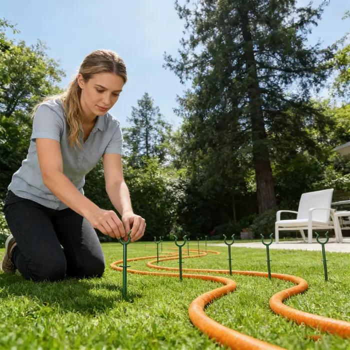Support de tuyau d'arrosage de jardin
