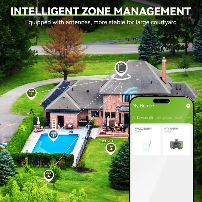 Minuterie d'eau WiFi pour jardin