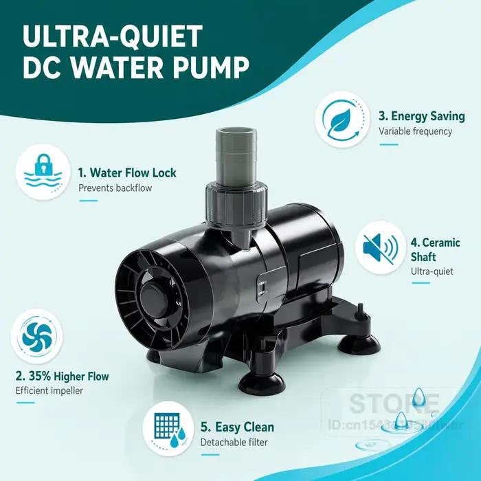 Pompe submersible électrique 220V
