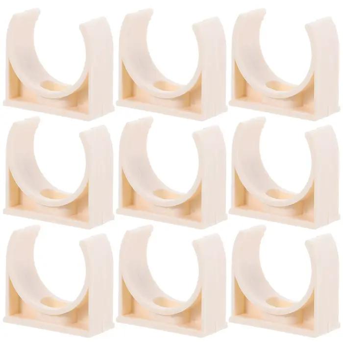 40 attaches en plastique pour tuyaux