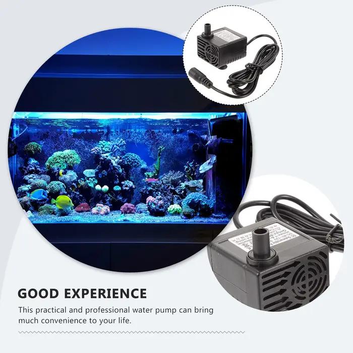 Pompe solaire submersible DC en plastique sans balais pour l'augmentation de la pression d'eau des fontaines d'aquarium