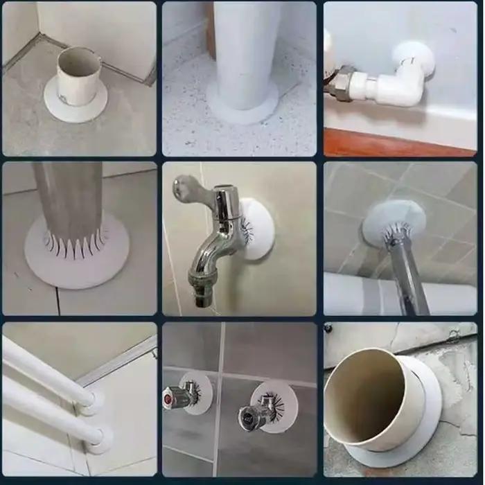 Paquet 10 couvre-tuyaux chauffage