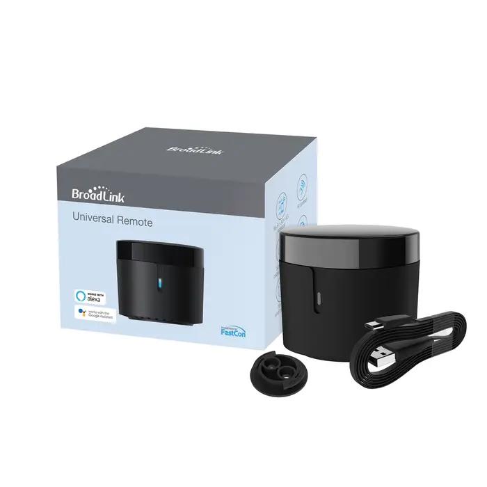 Télécommande IR originale Broadlink RM4 Mini Wifi, contrôleur universel, commutateur intelligent, capteur HTS2 pour Alexa Google Home Assistant