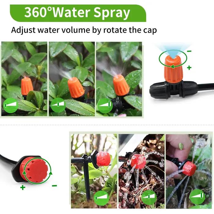 Kit d'irrigation goutte à goutte 98 pieds/29.9M