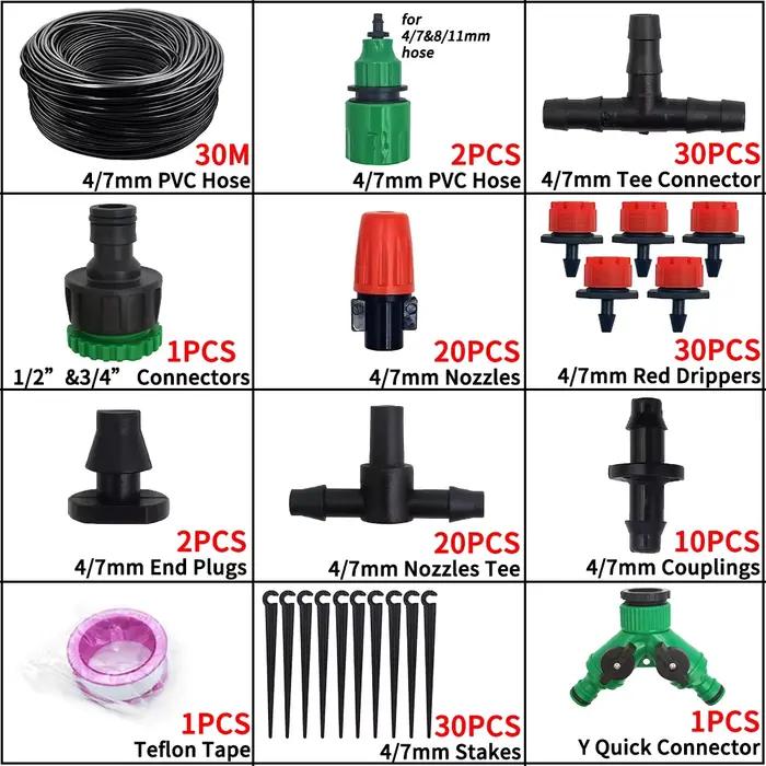 Système d'irrigation, outils de jardin