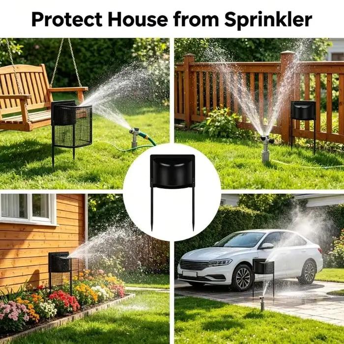 Ensemble 4 couvercles d'arrosage en plastique conçus pour arrosage entretien efficaces du jardin Y5GB