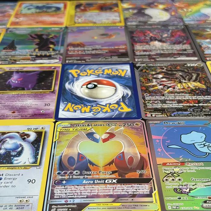 Ensemble complet de cartes de jeu de société PTCG Q (55 cartes), Blastoise/Charizard/Dragonite/Gengar/Lugia/Mew/Pikachu/Shining Charizard PTCG Proxy