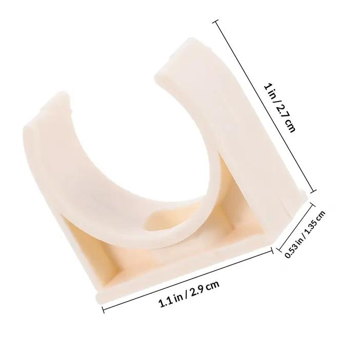 40 attaches en plastique pour tuyaux