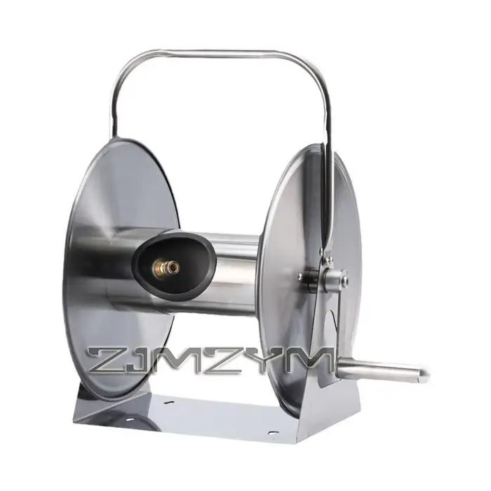 Support de stockage de tuyaux d'eau de lavage de voiture d'arrosage en acier inoxydable