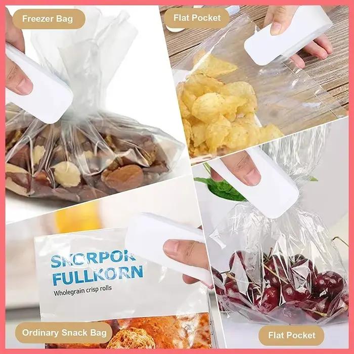 Mini Machine à sceller les sacs thermiques, scelleuse d'emballage, fermeture de sac alimentaire en plastique thermique, scelleuse Portable pour emballage alimentaire