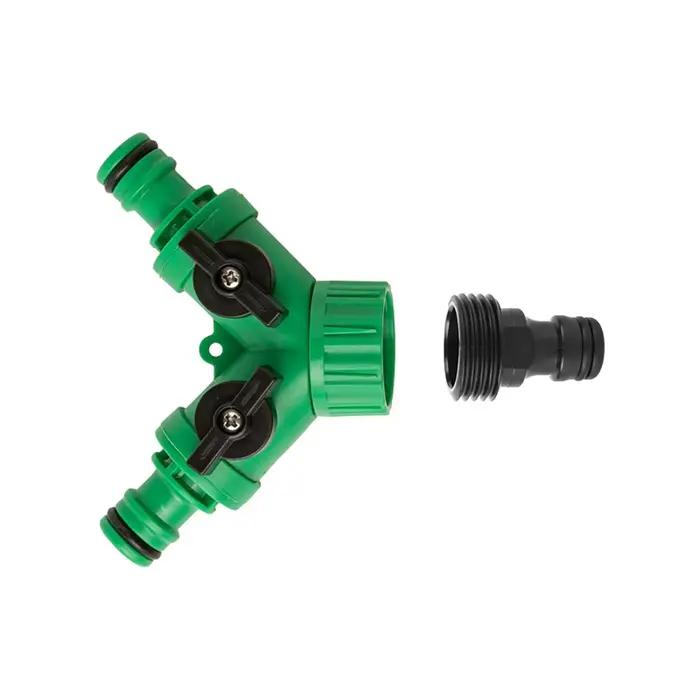 Raccord en Y pour l'eau du jardin