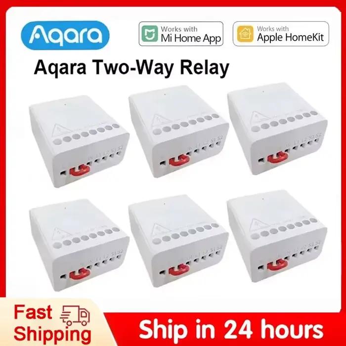Aqara – contrôleur de relais sans fil à 2 canaux