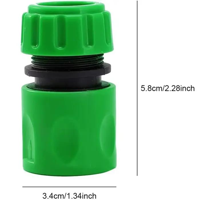 Raccord rapide double mâle ABS 1/2 po pour tuyau d'arrosage