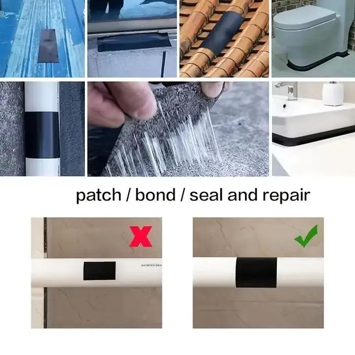Ruban de réparation de fuite en PVC ultra-durable et super résistant – Solution hermétique