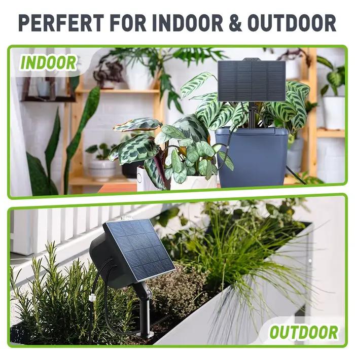 Kit d'arrosage solaire RAINPOINT pour jardin balcon irrigation goutte à goutte automatique système d'arrosage de jardin bricolage efficace et durable