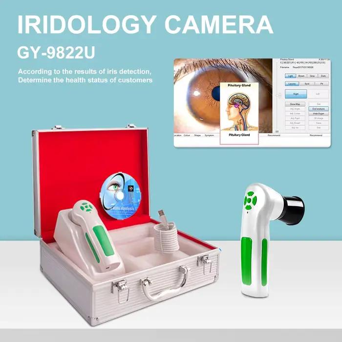 Système de caméra professionnel 12MP, scanner d'iris, iridoscope, appareil d'analyse d'iris, analyse d'iris, iridoscopio, iridologia