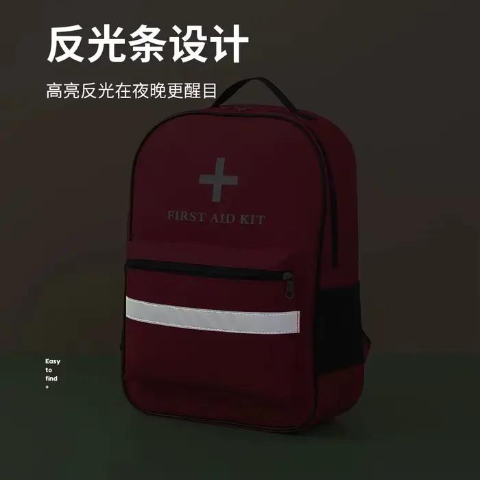 Sac à dos de secours d'urgence, sac à dos médical pour les premiers intervenants, pour une utilisation en extérieur et à domicile