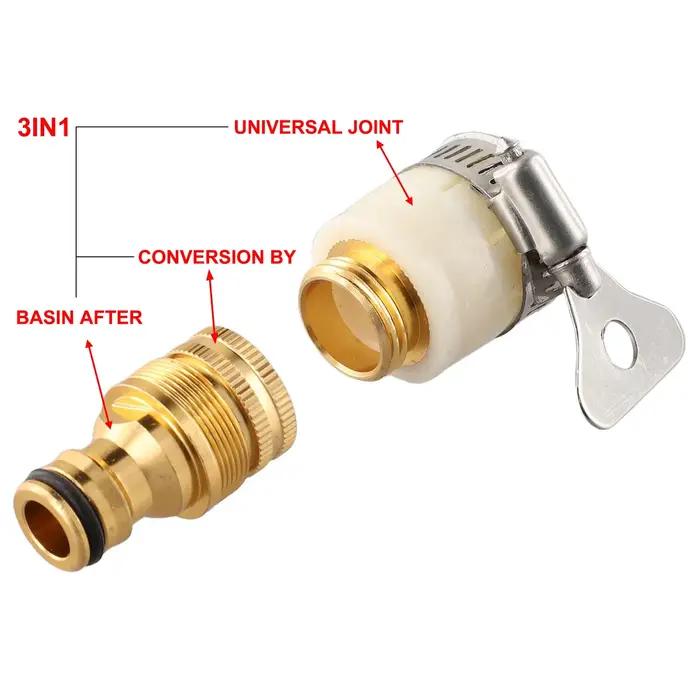 Adaptateurs de robinet de tuyau universels 15-23mm