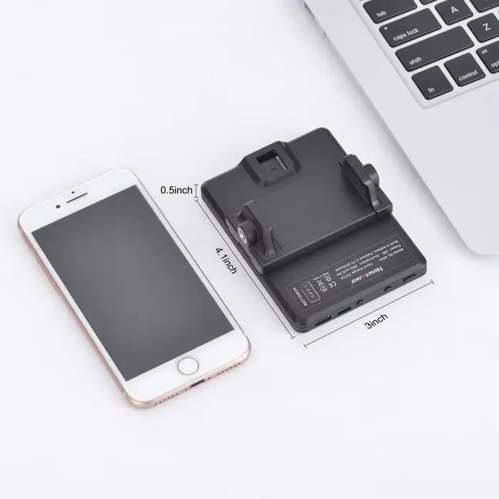 Lumière pour selfie portable à clipser LED ; Éclairage de vidéoconférence, 3 modes d'éclairage, adapté à l'ordinateur portable avec caméra iPhone