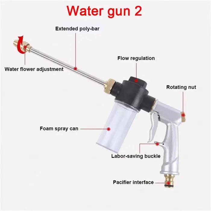 Tuyau d'arrosage extensible magique avec pistolet à eau