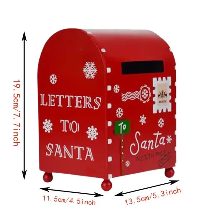 Boîte aux lettres de Noël murale étanche pour cour et jardin