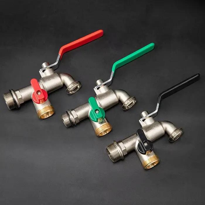 Robinets de jardin en alliage de zinc pour irrigation industrielle et domestique