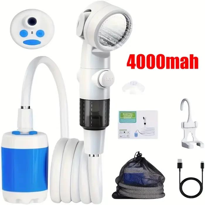 Douche portable rechargeable pour l'extérieur