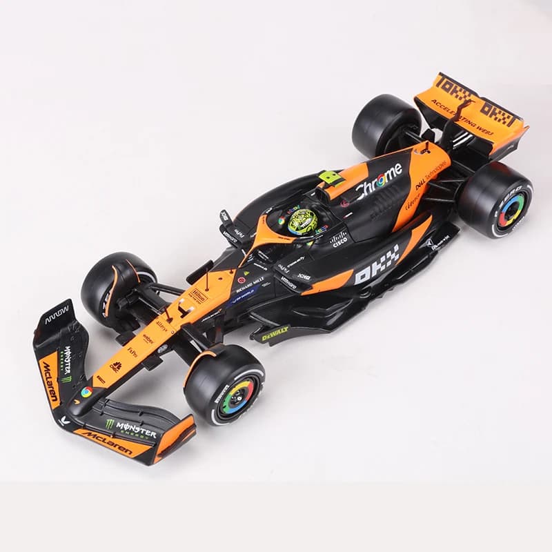 Burago 1:24 2024 MaLaren F1 MCL38 Miami Grand Prix modèle de voiture en alliage