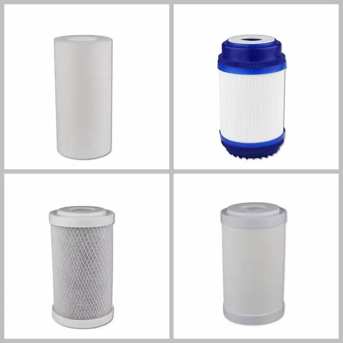 Élément filtrant de 5 pouces, système d'osmose inverse, charbon actif, purificateur d'eau en coton g