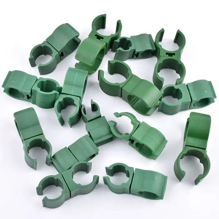 Attache de Support en Plastique pour Serre, réinitialisation pour Plantes, Stent en Rotin, Connecteu