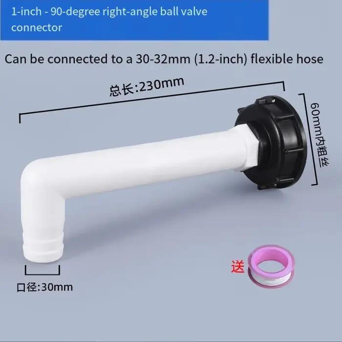 Raccords de réservoir IBC en plastique épais