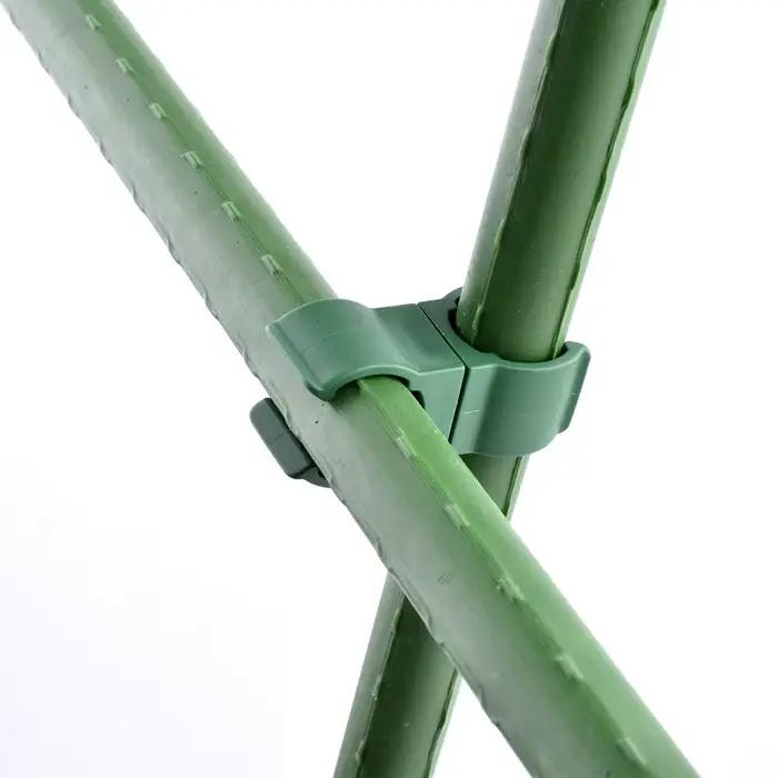 Attache de Support en Plastique pour Serre, réinitialisation pour Plantes, Stent en Rotin, Connecteu