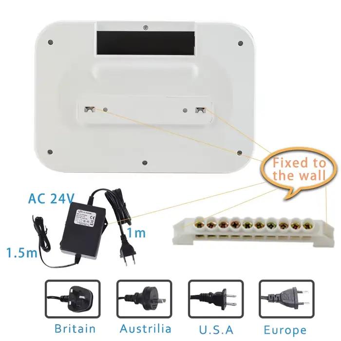Contrôleur d'arrosage intelligent d'intérieur WiFi à 8 Stations et système d'irrigation à électrovan