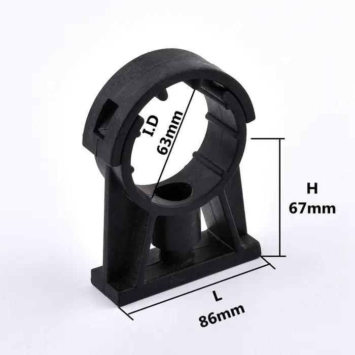 Support de serrage en U simple en plastique