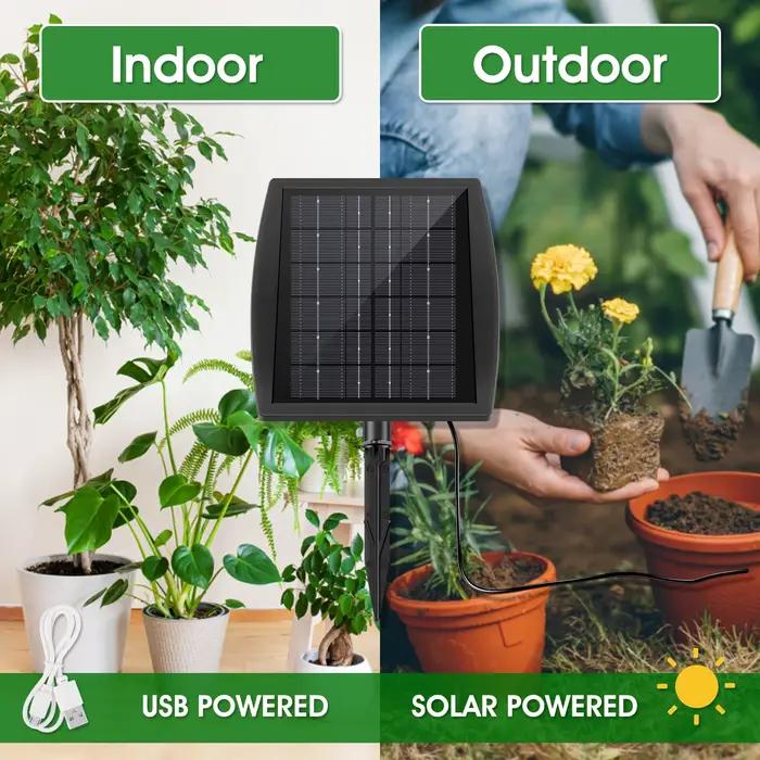 Kit d'Irrigation Solaire existent pour Plantes avec Modes de Synchronisation