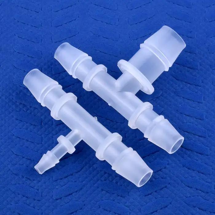 Connecteur de Tuyau d'Irrigation en Té de Qualité Alimentaire PP 8, 10mm à 4 ~ 16mm, Produit Précieu