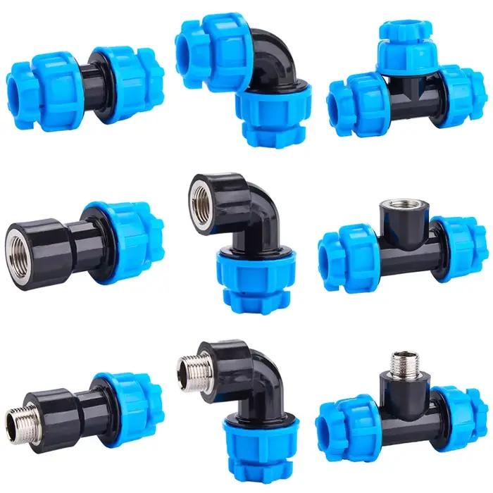 Connecteurs d'eau de jardin à connexion rapide en plastique PPR en plusieurs couleurs pour système d'arrosage et installation de jardin occasions spéciales