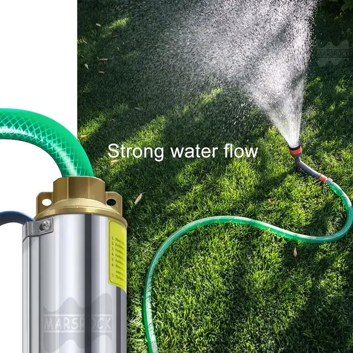 Pompe solaire de puits profond en acier inoxydable DC