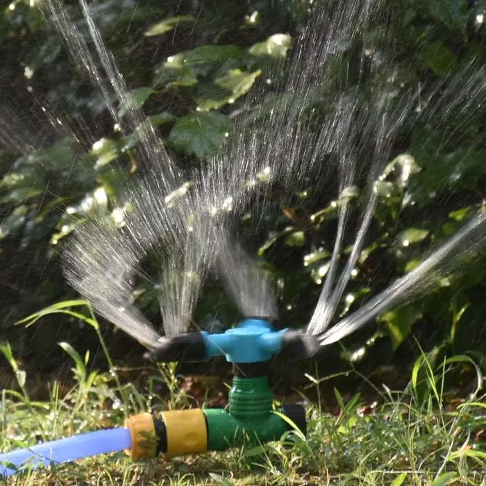 Arroseurs de jardin avec support, arrosage automatique de la pelouse, arroseur d'eau rotatif résista