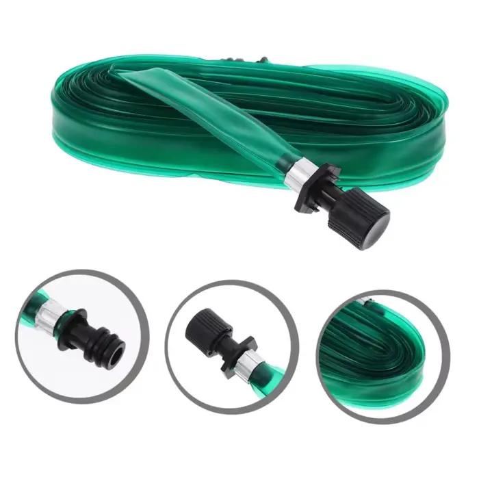 Tuyau d'arrosage goutte-à-goutte en plastique pour jardin, système d'irrigation automatique, arrosage durable, économie d'eau, têtes de gicleur et tuyaux d'engouement inclus, pelouse et potager, cadeau pour jardinier