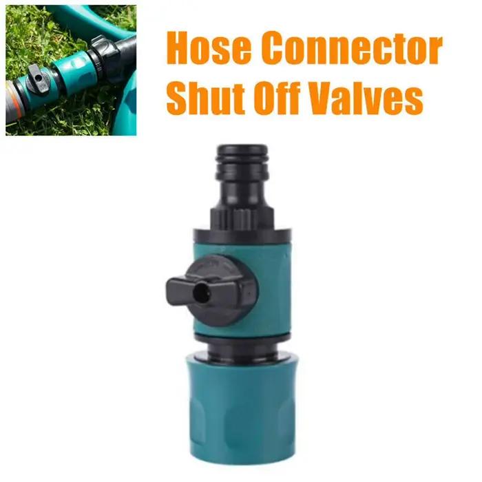 Tuyau d'arrosage, robinet en ligne, raccord de Valve d'arrêt, connecteur rapide d'arrosage avec Valv