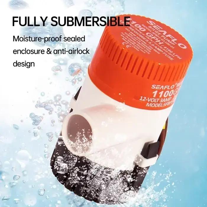 Pompe de cale submersible SEAFLO 12V 24V pour bateaux de croisière et voiliers sécurité embarcation gestion eau排水泵产品描述和特性,以HTML格式呈现,并在最后加入一个优化的长尾SEO标题。此内容专注于产品的优点和客户利益,避免提及价格、原产地等信息。