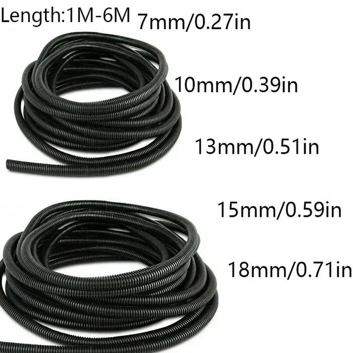 Diamètre extérieur 10/13/15/18/21/25/28 mm Longueur 1/3/6 m Conduit tressé en fil d'acier de type fe