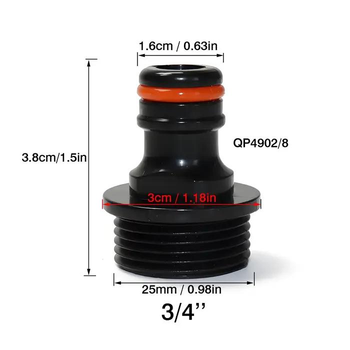 Raccord de robinet en laiton 1/2" 3/4" pour tuyau d'arrosage