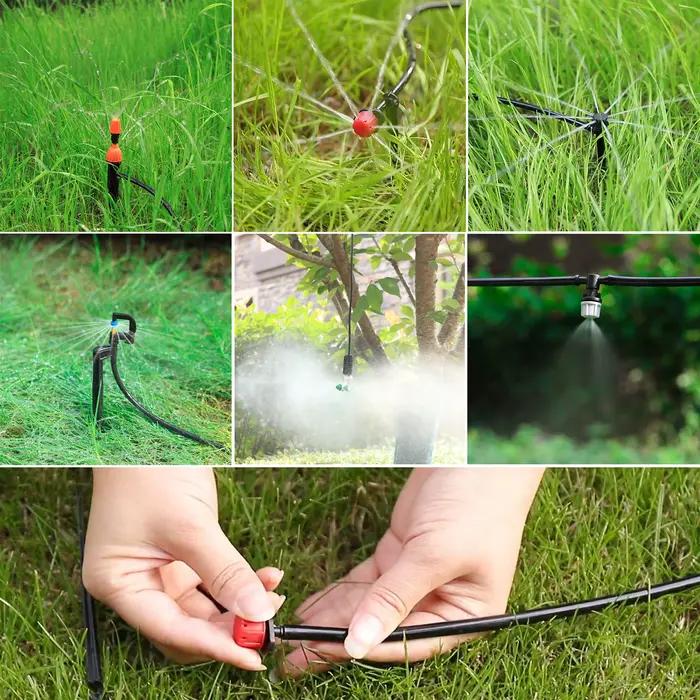 5M 4/7mm tuyau d'eau jardin Micro Irrigation goutte