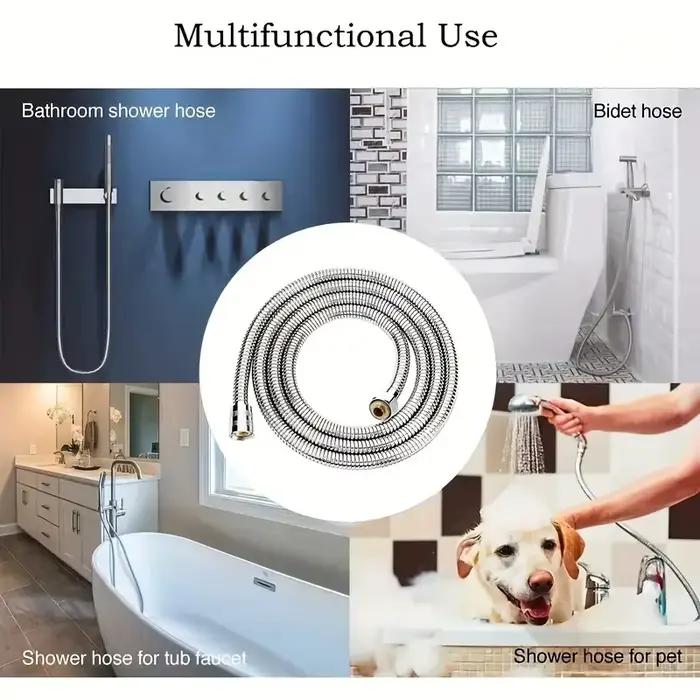 Tuyau de douche, tube de douche en acier inoxydable amélioré